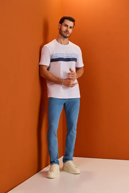 Camiseta Masculina Slim Mare Puramania Camiseta Masculina Slim Mare Puramania